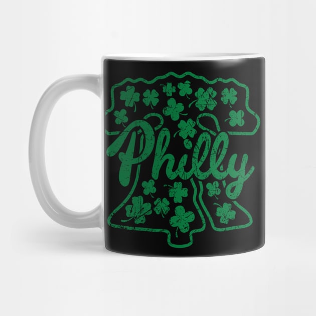 Philadelphia Liberty Bell Shamrock Irish St. Patrick's Day Green by TeeCreations